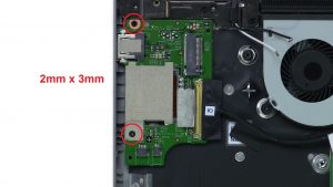 Unscrew and remove USB / SD Card Circuit Board (2 x 