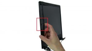 Use fingers to separate and remove LCD Bezel.