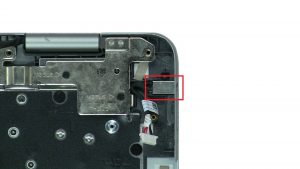 Remove DC jack screw (1 x M2 x 3mm).