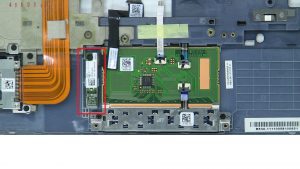 Remove circuit board screw (1 x M2 x 3mm).