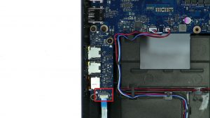 Unscrew and remove Audio Circuit Board (3 x 