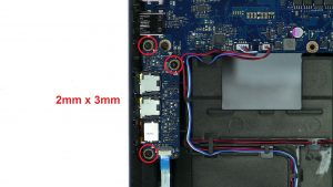 Unscrew and remove Audio Circuit Board (1 x 