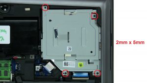 Dell Alienware 18 (P19E001) SD Card Reader Circuit Board Removal 
