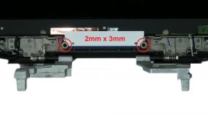 Unscrew and turn over circuit board (2 x M2 x 3mm).