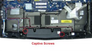 Unscrew and remove Subwoofer)(Captive screws).