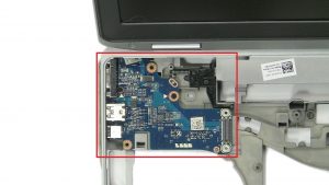 Unscrew and remove USB / Media Circuit Board (2 x 