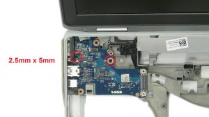 Unscrew and remove USB / Media Circuit Board (2 x 
