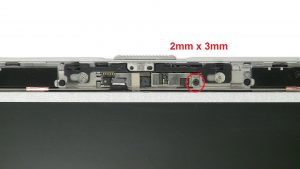 Remove camera screw (1 x M2 x 3mm).