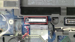 Unscrew and remove bracket (1 x M2 x 3mm).