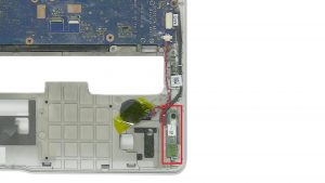Unscrew and disconnect Bluetooth Card (1 x 