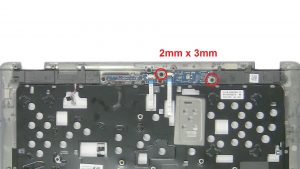 Unscrew and remove Volume Button Circuit Board (2 x 
