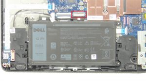 Unscrew and disconnect Battery (3 x 