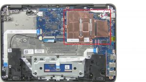 Unscrew and remove Heatsink (6 x 