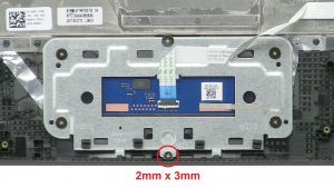 Unscrew and disconnect Touchpad (5 x 