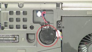 Disconnect and remove CMOS Battery.