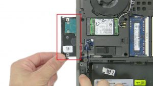 Remove Hard Drive screws (4 x M3 x 5mm).