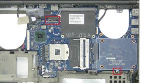 Disconnect motherboard.