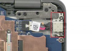 Unscrew and disconnect DC Jack(2 x 