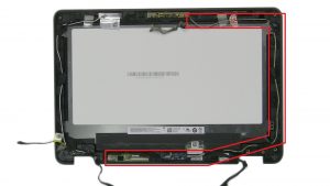 Disconnect and remove display cable.