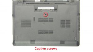 Unscrew and remove Base Cover (Captive screw).