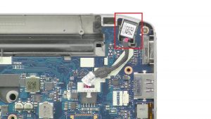 Disconnect and remove DC Jack (1 x 