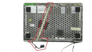 Disconnect and remove Display Cable.