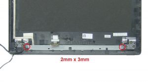 Unscrew and remove display cable bracket (2 x M2 x 3mm).