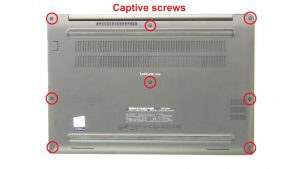 Unscrew and remove Bottom Base (Captive screws).