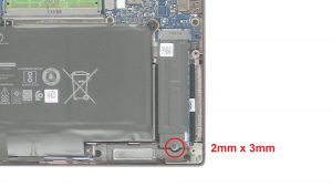 Unscrew then remove bracket and MSATA SSD (1 x 
