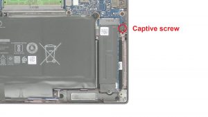Unscrew then remove bracket and MSATA SSD (1 x 