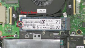 Unscrew and remove MSATA SSD (1 x 