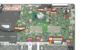 Disconnect motherboard cables.