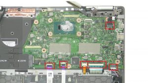 Disconnect motherboard cables.