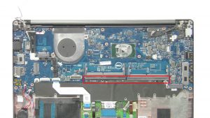 Unscrew and remove Motherboard (3 x 