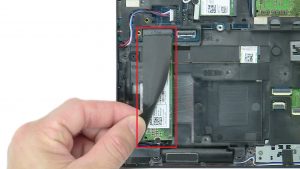 Unscrew and remove M.2 SSD (1 x 