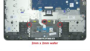 Unscrew and remove Touchpad (3 x 