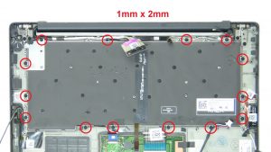 Unscrew and disconnect Keyboard.