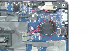 Dell Latitude 5490 (P72G002) CMOS Battery Removal & Installation