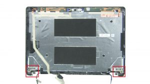 Unscrew and remove Display Hinges (6 x M2.5 x 3mm).