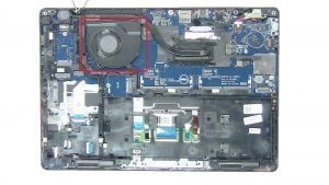 Disconnect and remove Cooling Fan.