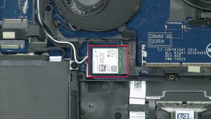 Dell Latitude 5480 (P72G001) WLAN Card Removal & Installation