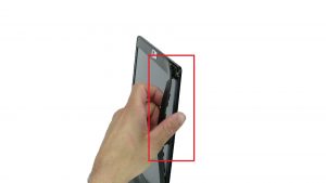 Use fingers to separate and remove Display Bezel.