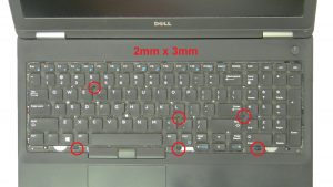 Unscrew and remove Keyboard.