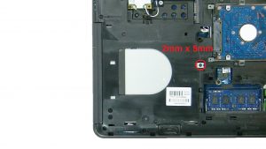 Unscrew and slide out DVD Drive (1 x 