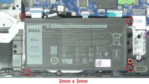 Dell Latitude 3490 (P89G001) Battery Removal & Installation