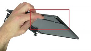 Use fingers to pry apart and remove Bezel.