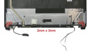 Unscrew and remove Display Hinges (6 x M2 x 3mm).