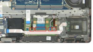 Disconnect keyboard cables.