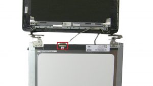 Unscrew and turn over screen.
