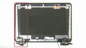 Unscrew and remove left Display Hinge (3 x M2.5 x 3.5mm).